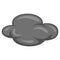 Grey Dark Cloud Fluffy Illustration Cartoon Drawing