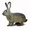 Grey decorative rabbit