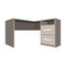 Grey desk with lockers.Desk for paperwork.Workplace and job, office, working symbol.Bedroom furniture single icon