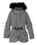 Grey female winter jacket