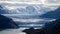 Grey Glacier in the Southern Patagonian Ice Field on the Torres del Paine hike in Chile.