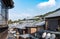 Grey House Roofs in Sanneizaka Alley in Kyoto, Japan