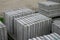 Grey large building blocks or plates