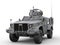 Grey light armor tactical all terrain military vehicle