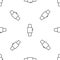 Grey line Smartwatch icon isolated seamless pattern on white background. Vector