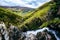 The Grey Mare`s Tail, a waterfall near Moffat, Scotland