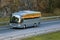 Grey Mercedes-Benz Coach Bus on Motorway