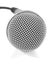 Grey metallic microphone with cable