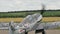 Grey Nazist Airforce Luftwaffe Messerschmitt BF 109 Aircraft at Air Show 4K