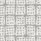 Grey neutral french woven linen texture background. Ecru greige printed grid mark textile fibre seamless pattern