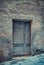 Grey past - Antique humble door