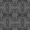 Grey psychedelic abstract seamless striped swirl pattern background