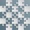 Grey Puzzle Pieces Blue Grey - JigSaw Field Chess