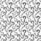 Grey question marks seamless background