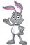 Grey Rabbit Character