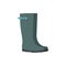 Grey rubber boots flat icon