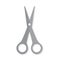 Grey scissors icon