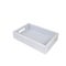 Grey Serving bed Tray shabby chic - Isolated