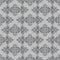 Grey on Silver Fleur de Lis Arabic Geometrical Pattern Seamless Repeat Background