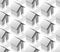 Grey small isometric houses seamless pattern