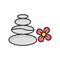Grey stones Isolated Vector icon which can easily modify or edit
