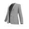 A grey suit jacket