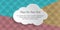grey text box cloud on minimal colored waves abstract cover albu