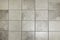 Grey tile floor background texture