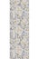 Grey tonal marbled seamless vertical border edge. Random stone rock paint effect banner stripe background. Marble gray