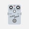 Grey vintage fuzz drive guitar stomp box effect.