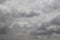 Grey white black monsoon clouds. Cloud Computing.