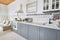 Grey and White Kitchen