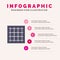 Grid, Graph, Drawing, area, software Solid Icon Infographics 5 Steps Presentation Background