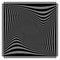 Grid, mesh with deformation, warp effect - Set of two layers of