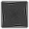 Grid, mesh with deformation, warp effect - Set of two layers of