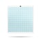 Grid paper isolated on white background. Measure sheet use in die cut sticker business.  Clipping paths