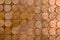Grid of pennies