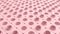 Gridal perforated cube boxes background. Abstract background with stack of pastel pink cubes, 3d rendering