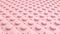 Gridal perforated cube boxes background. Abstract background with stack of pastel pink cubes, 3d rendering