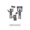 Grievance icon. Trendy Grievance logo concept on white backgroun