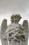 Grieving Angel statue on a family grave