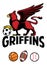 Griffin greek mythology creature sport mascot