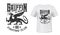 Griffin or gryphon animal mascot t-shirt print