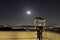 Griffith Observatory, A coin operated telescope pointed at the moon.