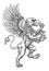 Griffon Rampant Gryphon Coat Of Arms Crest Mascot