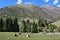 Grigorievskoe gorge landscape. Kyrgyzstan