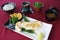 Grill Black cod set , japanese style