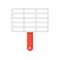 Grill grate icon, cooking equipment flat design