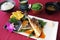 Grill Mackarel fish , japanese food