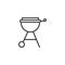 Grill outline icon